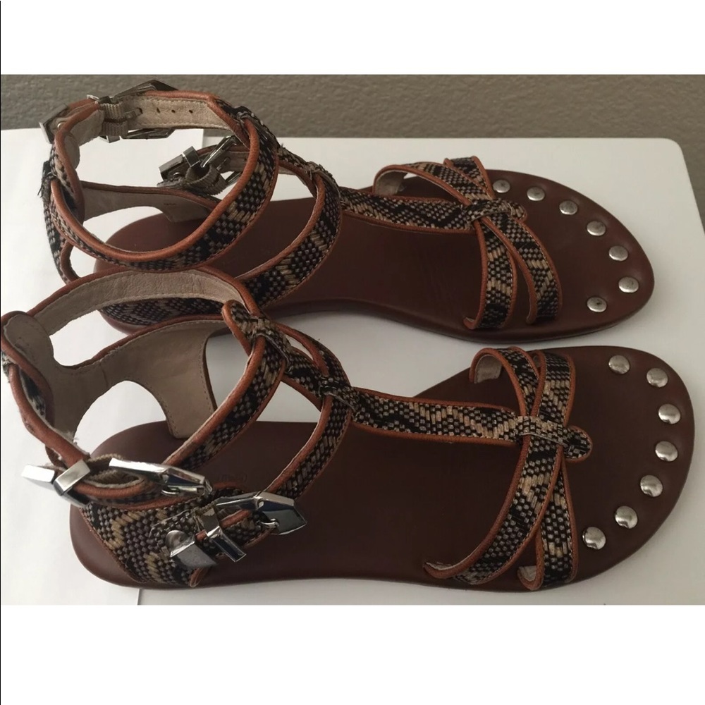 Pre-Owned Matt Bernson Gladiator Sandals 9M